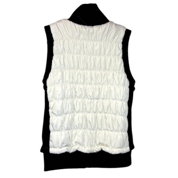Calvin Klein Performance white and black quilted sleeveless puffer vest size S - Picture 5 of 7